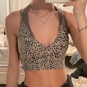 SOLD!!!!! brandy leopard print tank